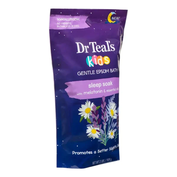 Dr Teal's Kids Gentle Epsom Bath Sleep Soak With Melatonin & Essential Oil 909Gm - Image 2