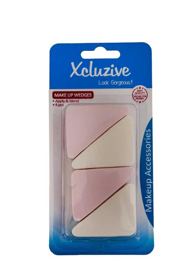 Xcluzive 4 Latex Wedges(Foundation Sponges)