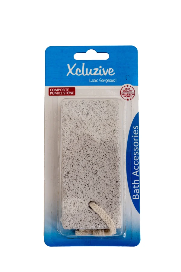 Xcluzive Pumice Stone (Rectangular) W/Rope