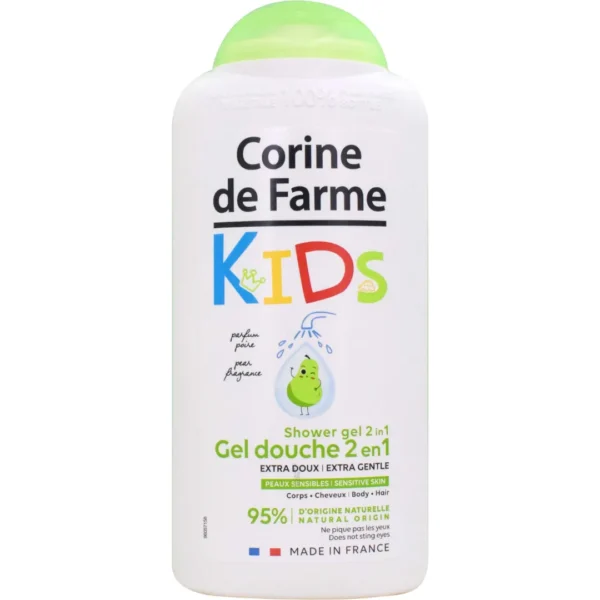 Corine De Farme Shower Gel 2 In 1 Hair & Body Strawberry Fragrance 300Ml