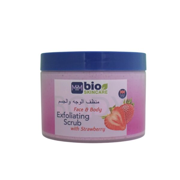 Bio Skincare Face & Body Scrub Strawberry 500Ml