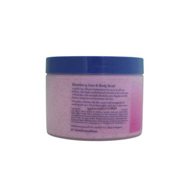 Bio Skincare Face & Body Scrub Strawberry 500Ml - Image 3