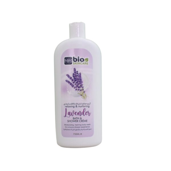 Bio Skincare Bath & Shower Creme Lavender 750Ml