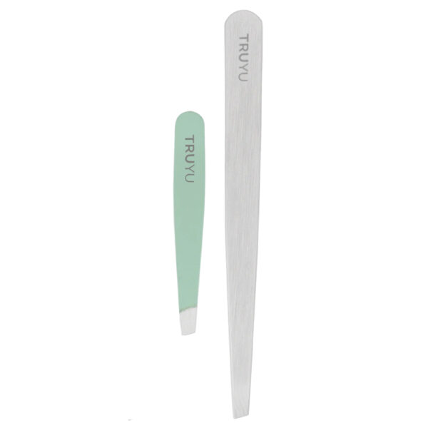 Truyu Slant Tip Tweezers (+ Micro Tweezer)