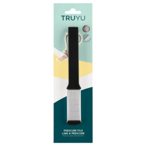 Truyu Pedicure File Pearlised Black (Stainless Steel)