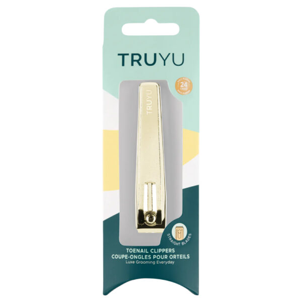 Truyu Toenail Clipper (Straight Blades) Gold Plated