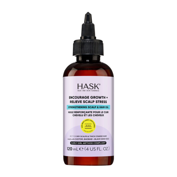 HASK TEXTURE SOLUTIONS HAIR STRENGTHENING SCALP & HAIR OIL 120ML