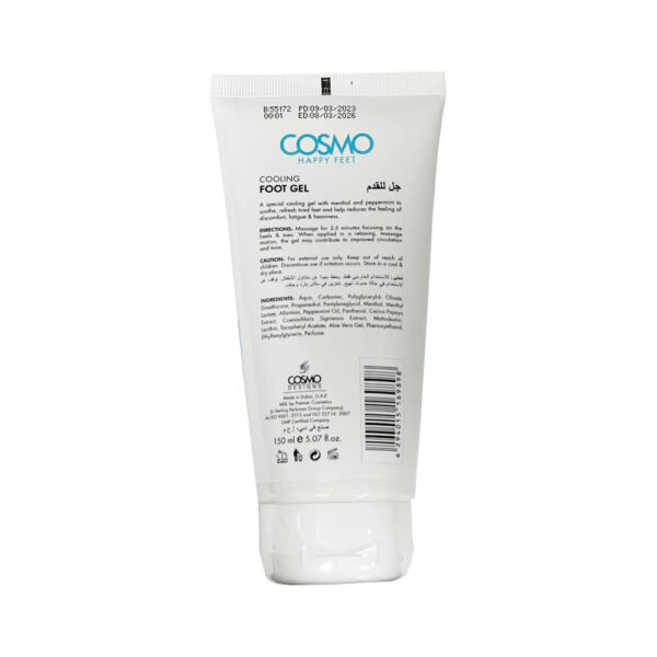 Cosmo Cooling Foot Gel Refreshing Peppermint 150ml