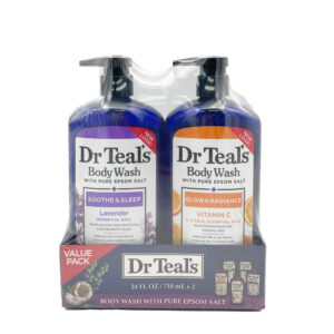 Dr Teal'S Body Wash Asstd. 710Ml X2 Value Pack