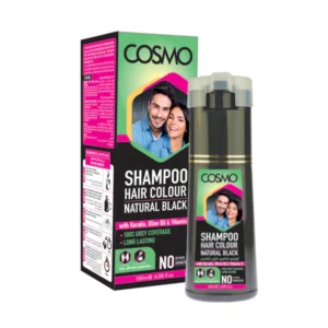 Cosmo Shampoo Hair Colour Black 180ml