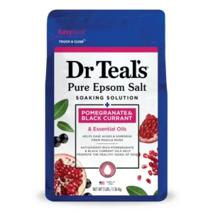 Dr Teal's Epsom Salt Soaking Solution Pomegranate & Black Currant 1.36Kg