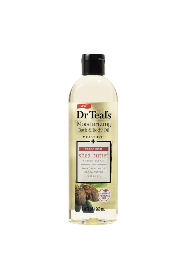 Dr Teal's Moisturizing Bath & Body Oil Shea Butter & Essential Oil 260Ml