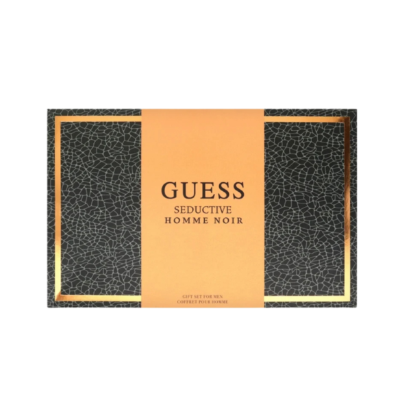 Guess Seductive Noir Giftset for Men EDT 100ML+ Deo Spray 226ML + SG 100ML + Pouch - 002