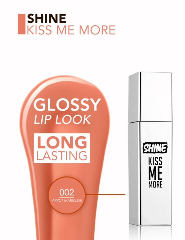 FLORMAR SHINE Kiss Me More LLS-002 Apricot Marmalade