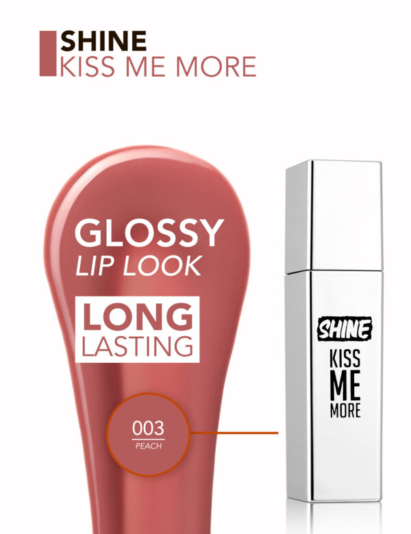 FLORMAR SHINE KISS ME MORE LLS-003 PEACH