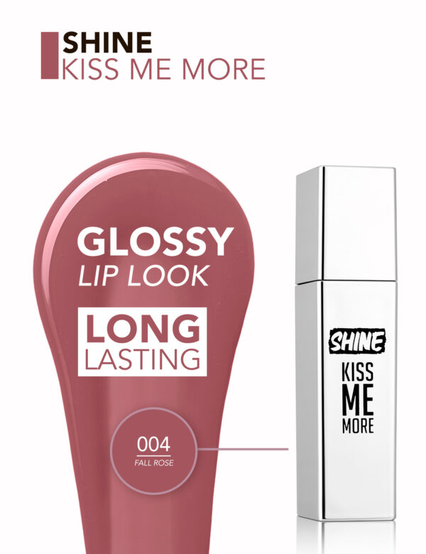 FLORMAR SHINE KISS ME MORE LLS-004 FALL ROSE