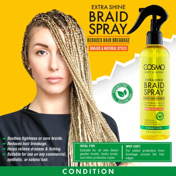 Cosmo Soft & Shine Braid Spray 250ml