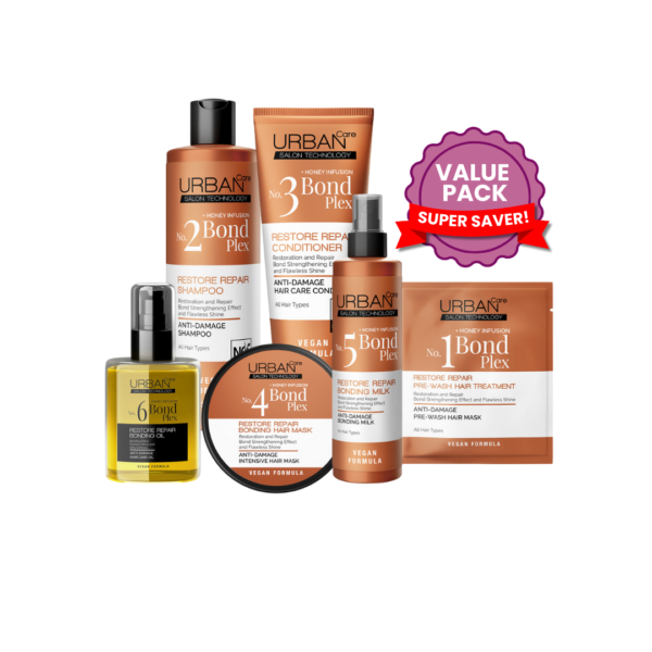 Urban Care Bond Plex 6-Step Hair Repair Pack