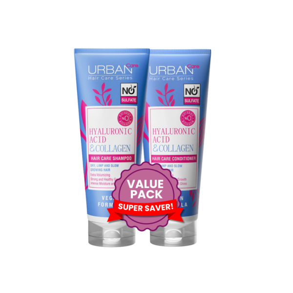 Urban Care Hyaluronic Acid & Collagen  No Sulfate  Shampoo & Conditioner Combo