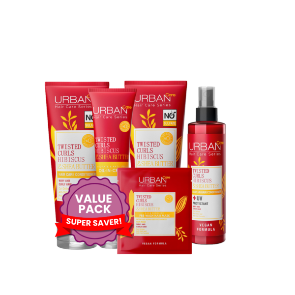 Urban Care Twisted Curls 5-Step Curl Care Set