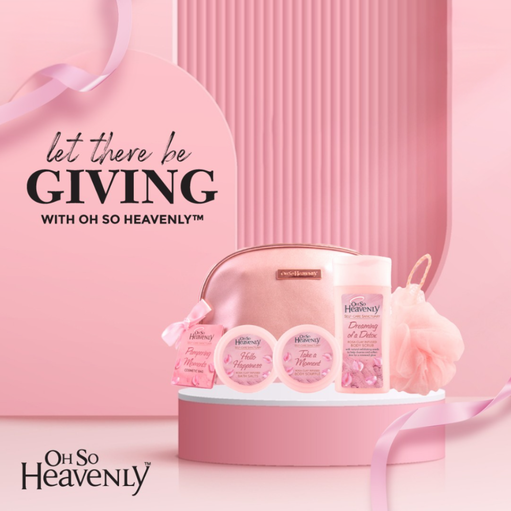 Oh So Heavenly Self care Cosmetic Bag