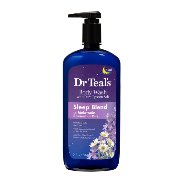 Dr Teal's Body Wash with Epsom Salt Sleep Blend with Melatonin 710Ml