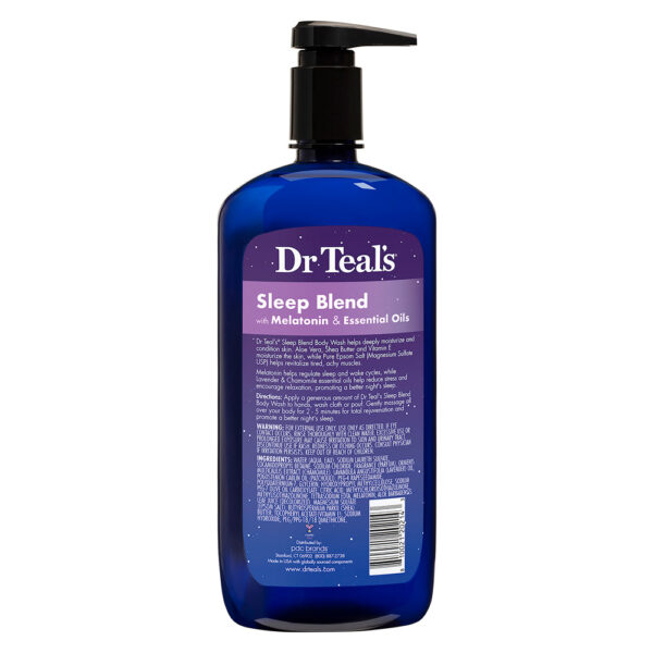 Dr Teal's Body Wash with Epsom Salt Sleep Blend with Melatonin 710Ml