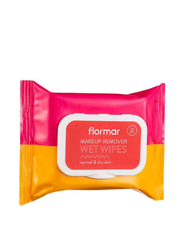 Flormar Wet Wipes - 01 Normal & Dry Skin 20wipes