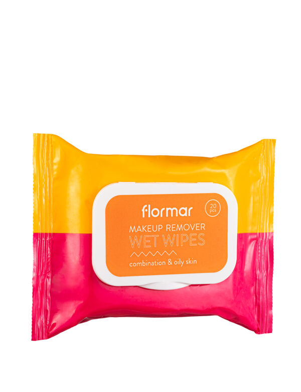 Flormar Wet Wipes - 02 Combination & Oily Skin 20wipes