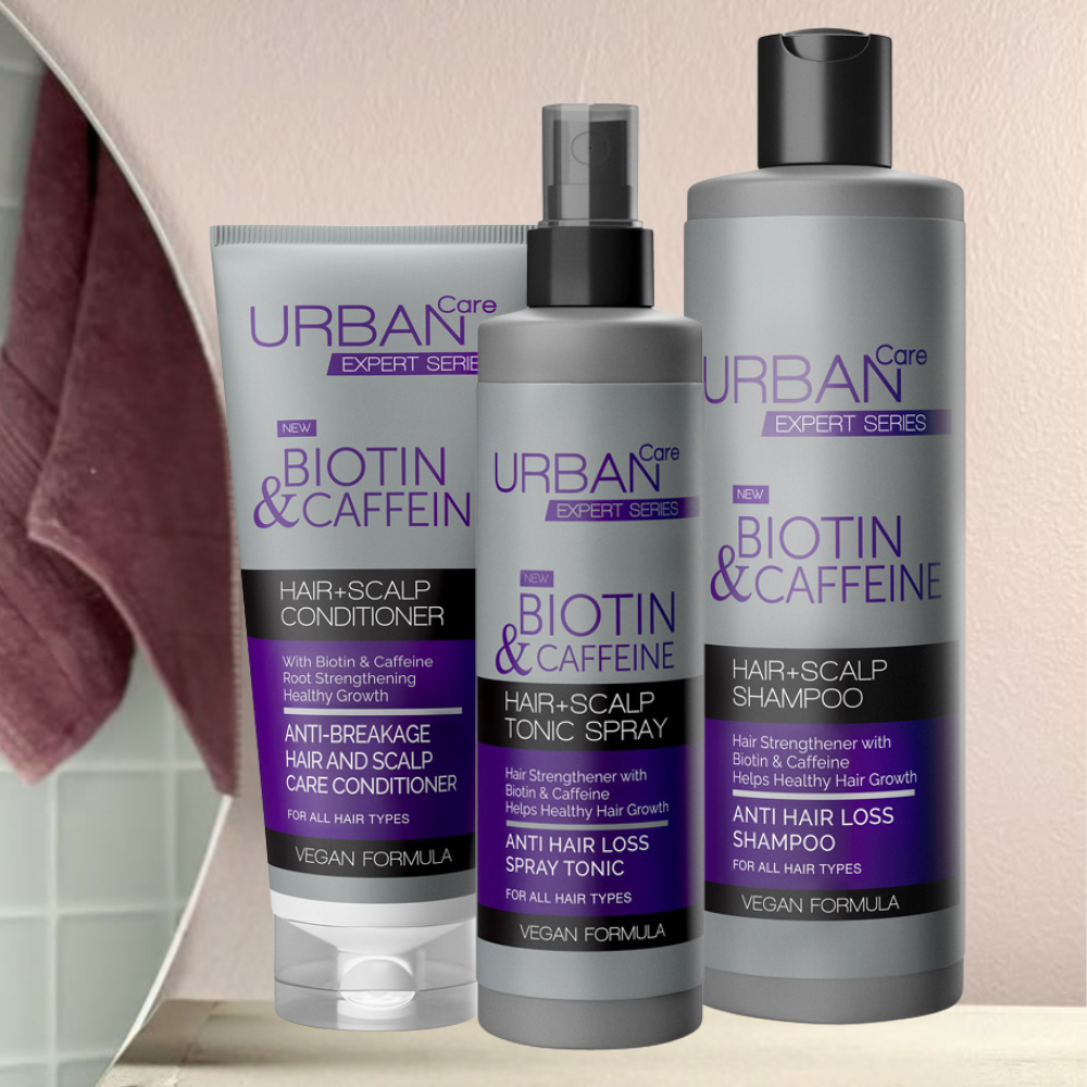 Urban Care Expert Biotin & Caffeine Scalp Care Kit