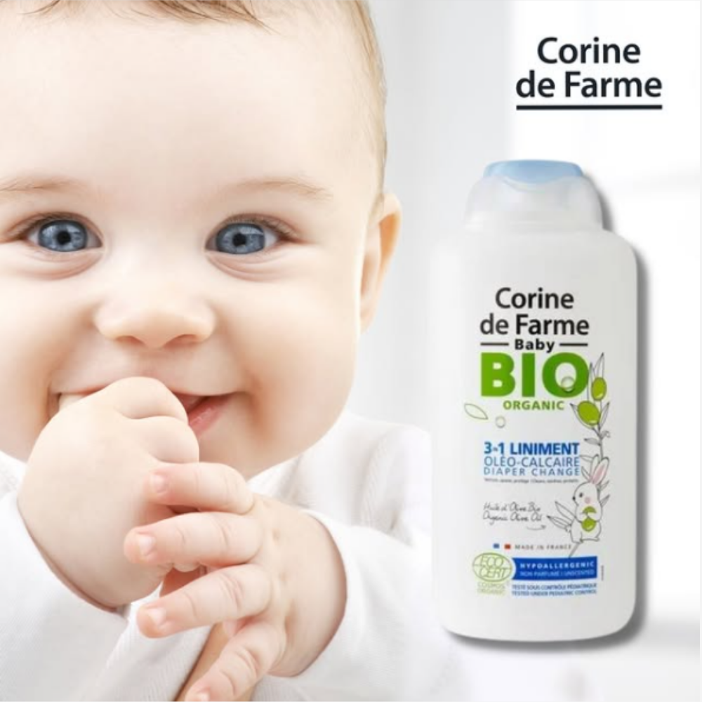 Corine De Farme - Baby Bio Organic 3In1 Liniment Diaper Change 500Ml