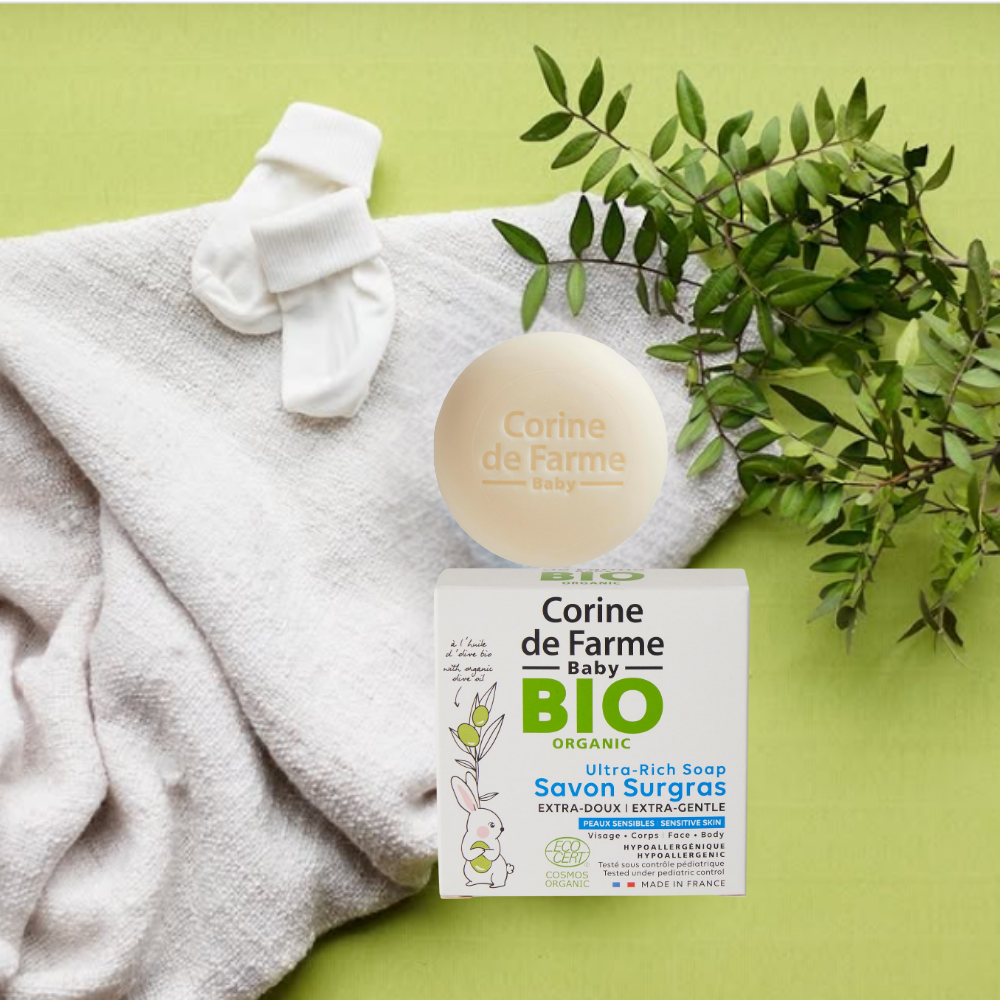 Corine De Farme Baby Bio Organic Extra Gentle Ultra-Rich Soap 100G