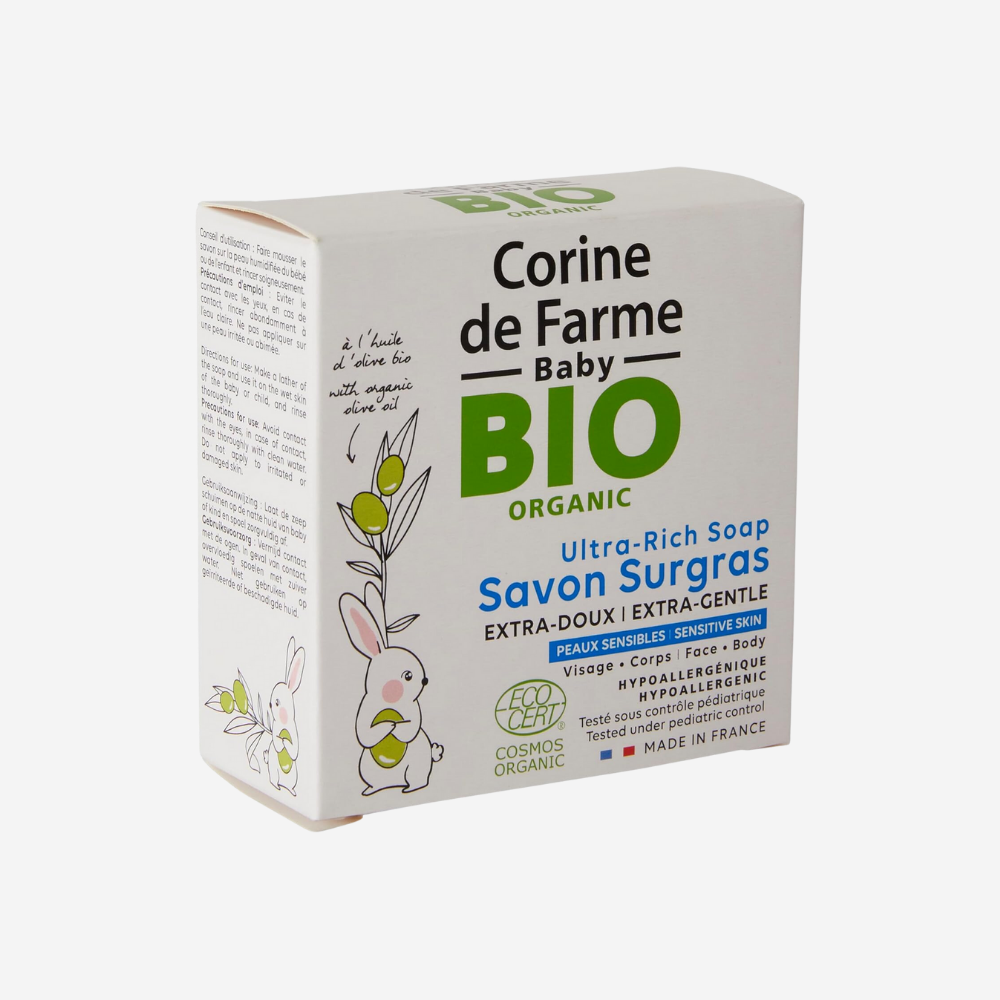 Corine De Farme Baby Bio Organic Extra Gentle Ultra-Rich Soap 100G
