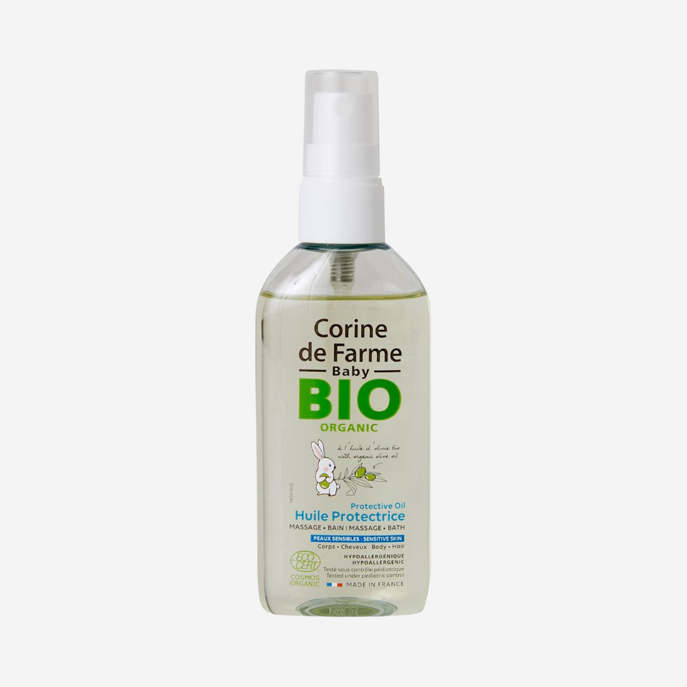Corine De Farme Baby Bio Organic Unscented Protective Hair&Body Oil 100Ml