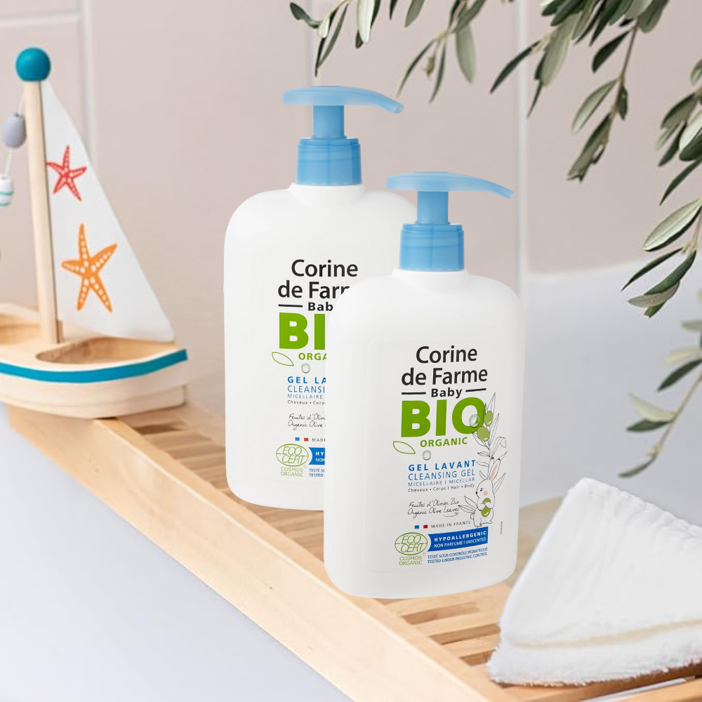 Corine De Farme Baby Bio Organic Hair & Body Cleansing Gel 500Ml