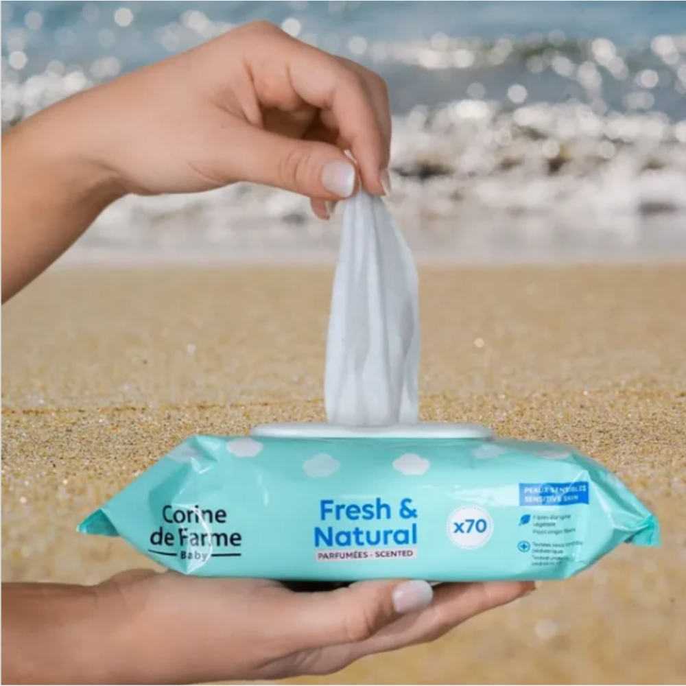 Corine De Farme - Baby Fresh & Natural Wipes 70's