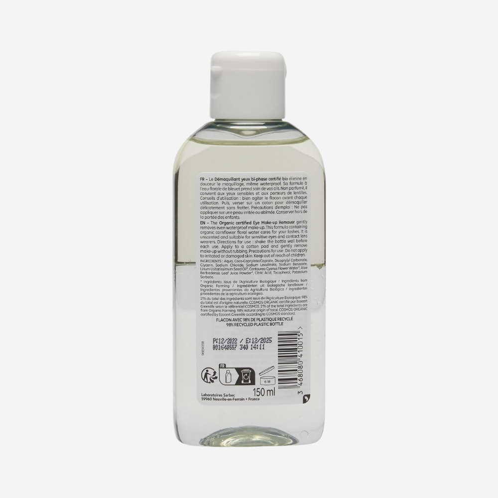 Corine De Farme Bio Organic Eye-Makup Remover Biphase 150Ml