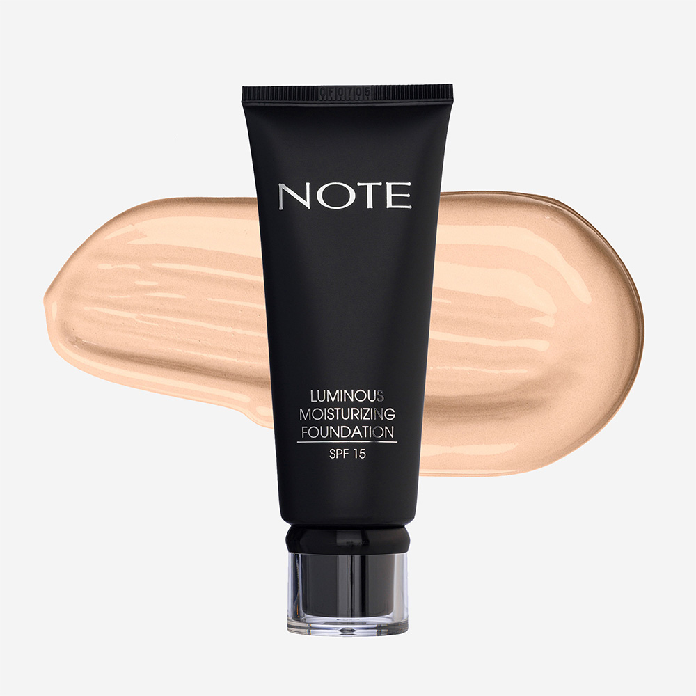 Note Luminous Moisturizing Foundation 02 Tube - Natural Beige