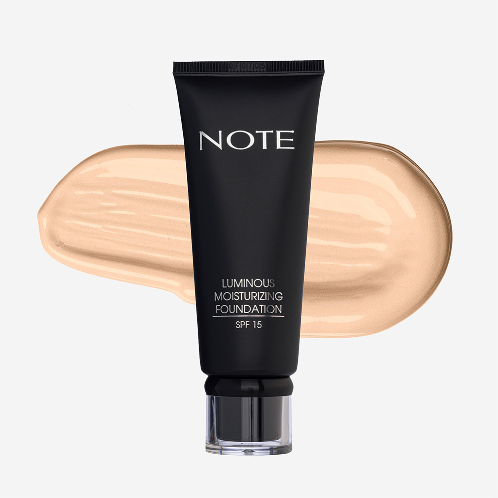 Note Luminous Moisturizing Foundation 01 Tube - Beige
