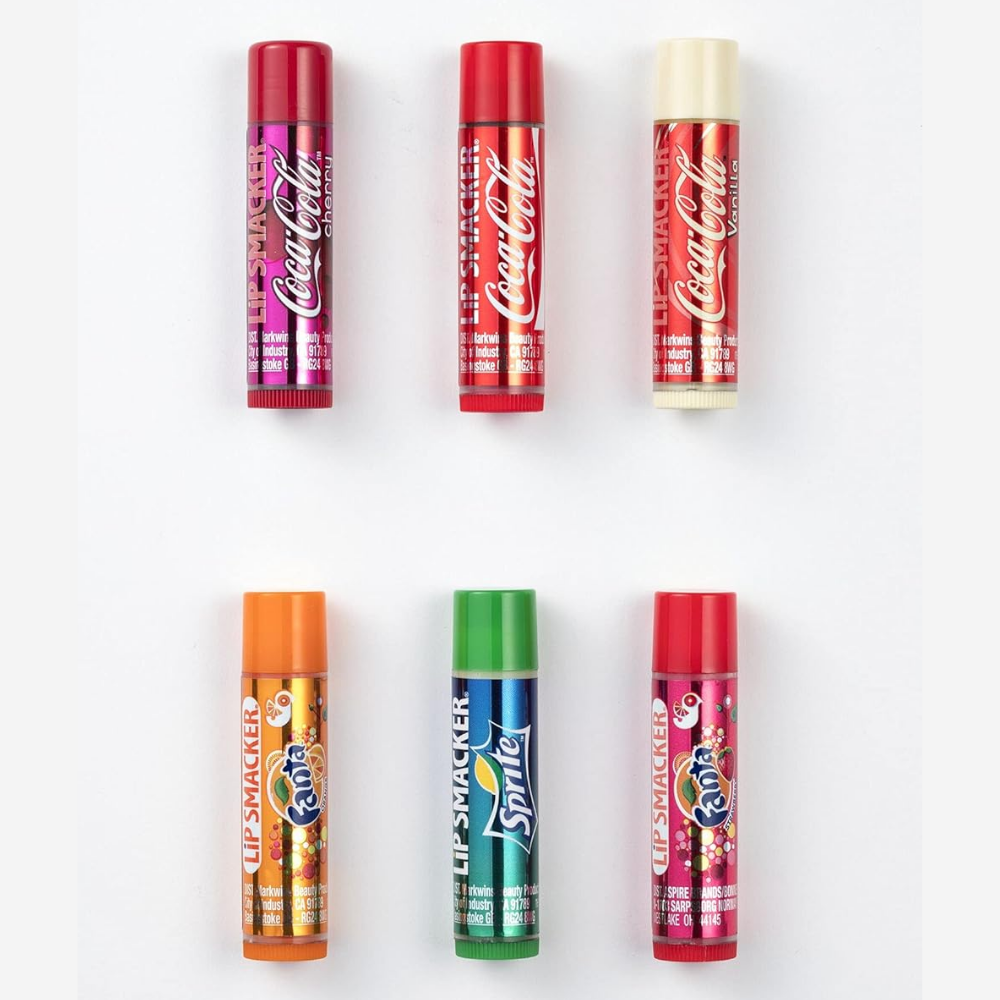 Lip Smacker Coca Cola Multipack & Gifting - Vintage Bottle Tin Box 6Pcs
