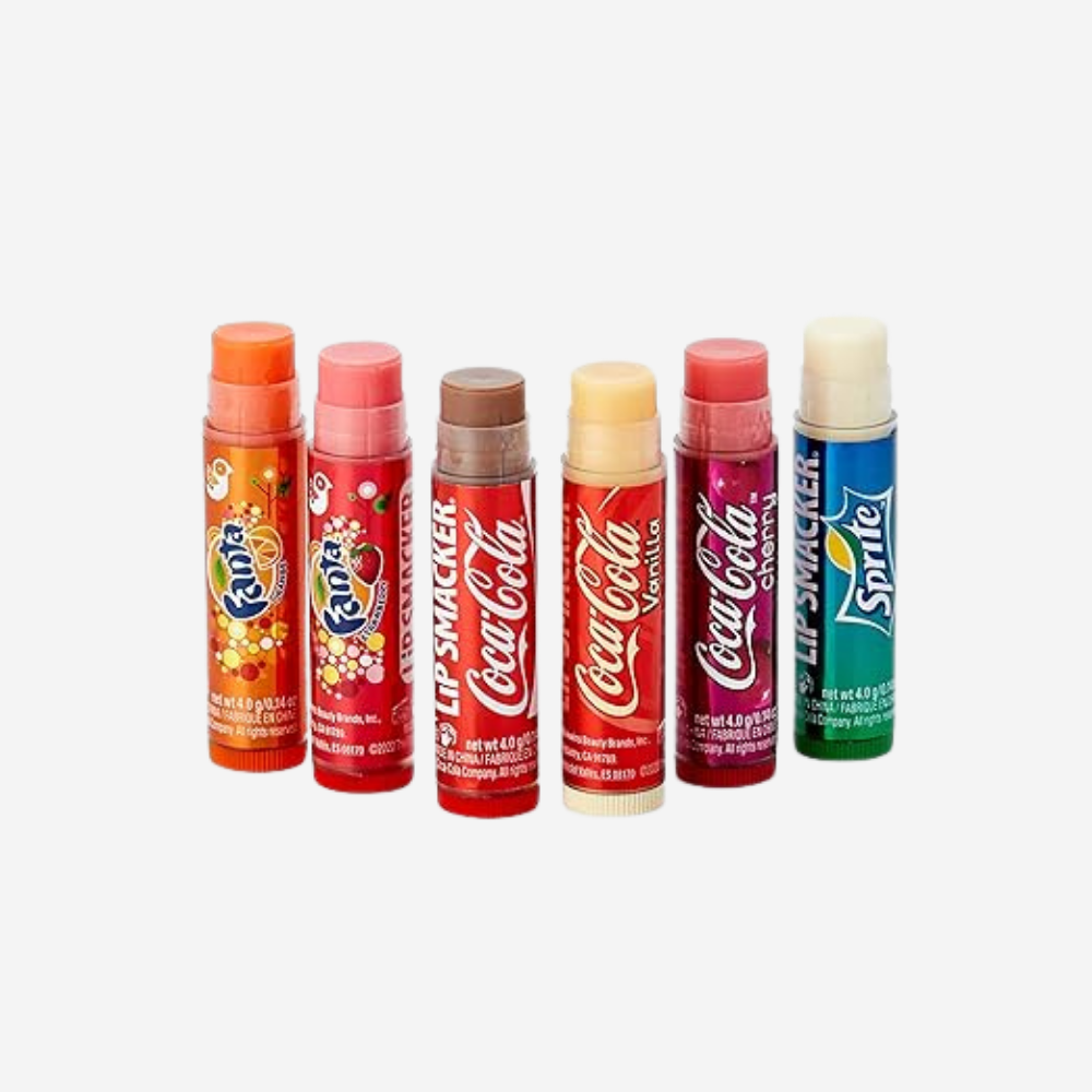 Lip Smacker Coca Cola Multipack & Gifting - Vintage Bottle Tin Box 6Pcs