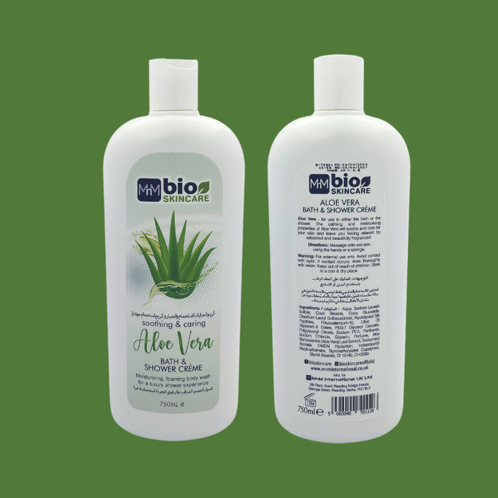 Bio Skincare Bath & Shower Creme Aloe Vera 750Ml