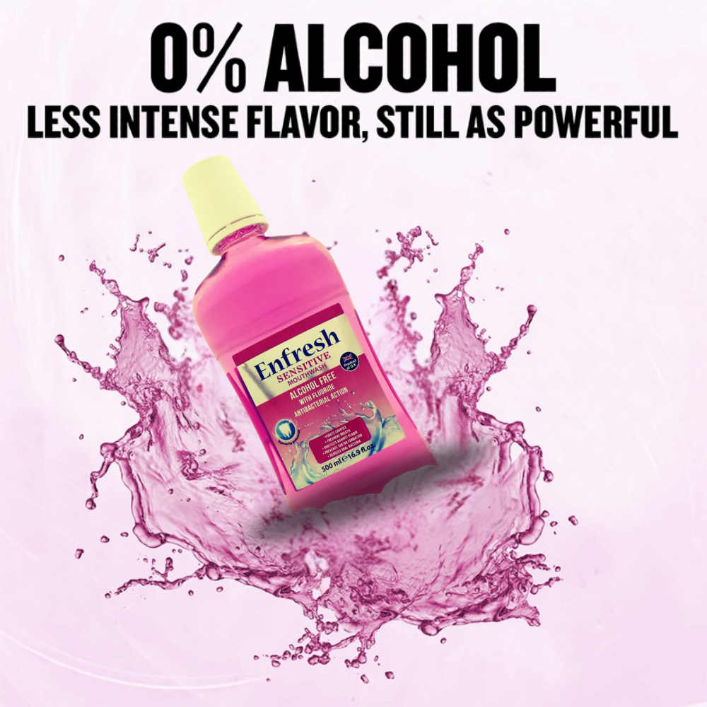 Enfresh Sensitive Mouthwash 500 Ml