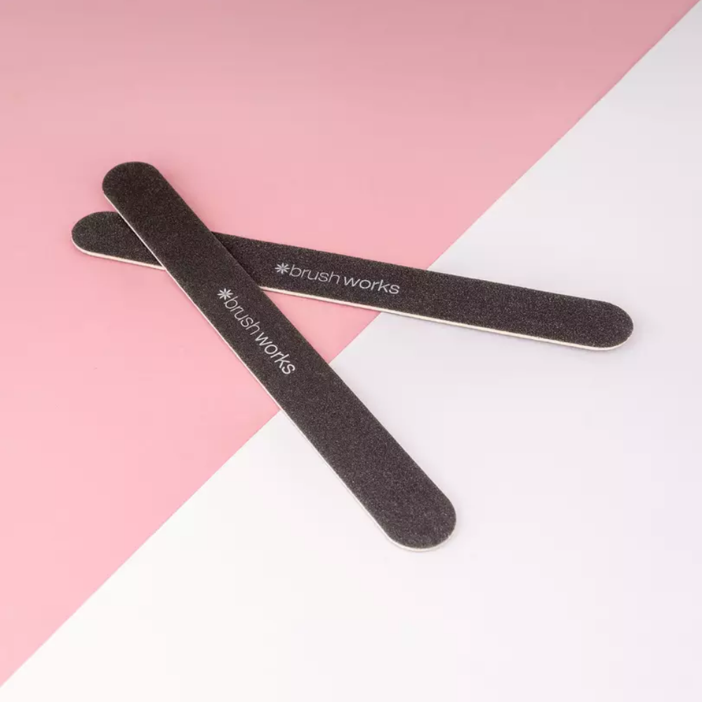 Brushworks Professional Nail Files - 2 Pack
