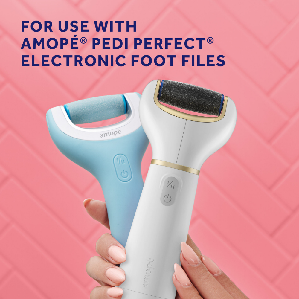 Dr. Scholl's Amope Pedi Perfect Foot File Mixed Pack For Hard Skin Regular+Ultra 2 ct