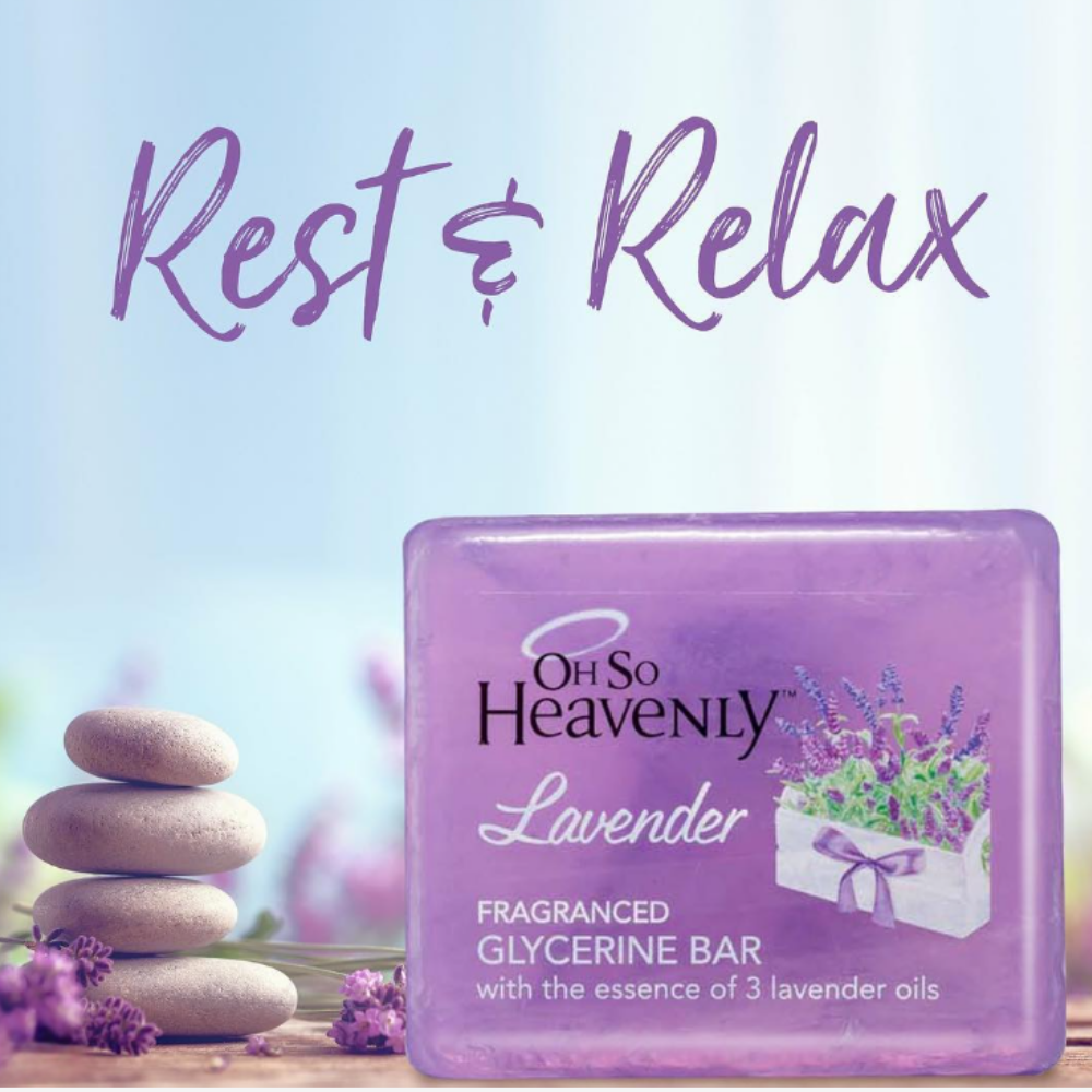 Oh So Heavenly Lavender Fragranced Glycerine Bar 150Gm