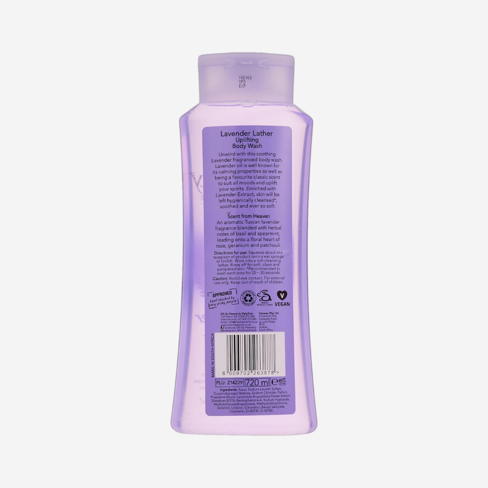 Oh So Heavenly Body Wash Lavender Lather 720Ml