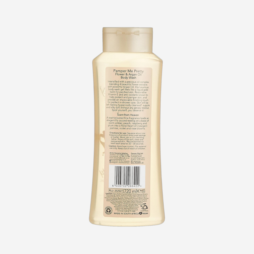 Oh So Heavenly Body Wash Pamper Me Pretty 720Ml