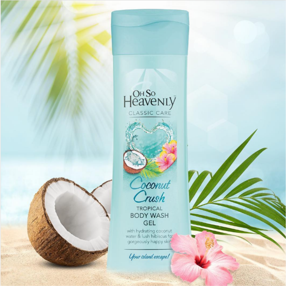 Oh So Heavenly Coconut Crush Body Wash Gel 720Ml
