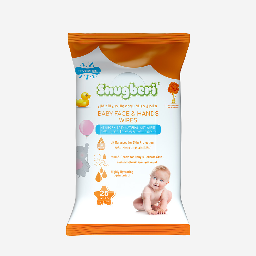 Snugberi Probiotic Baby Wipes 25's